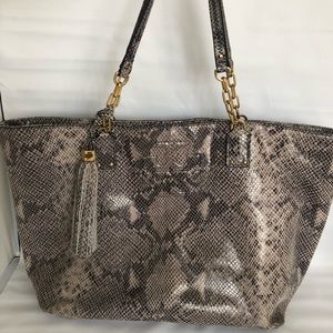 Tory Burch Snakeskin Thea Tote